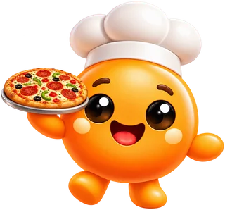Katu com uma pizza